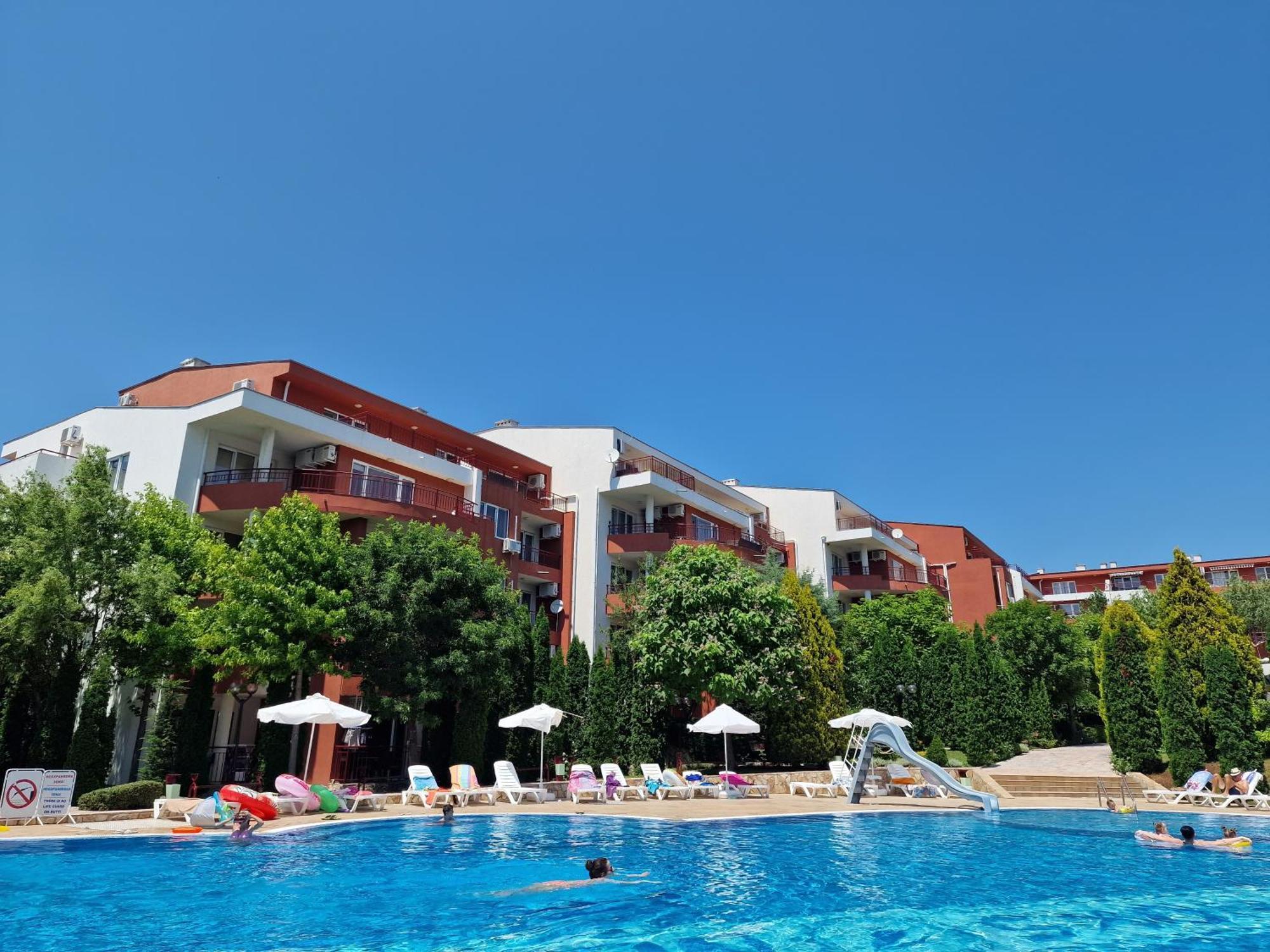 Sloneczny Brzeg Green Fort Noks Studio Sunny Beach Exterior foto